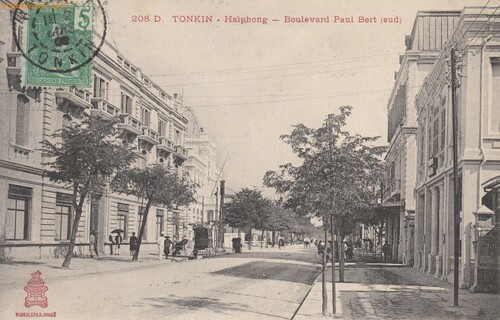 #1740 @401 - Tonkin Haïphong <br> - Boulevard Paul Bert - <br> Dieulefils rouge 208 <br> L
